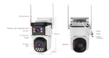 Robaxo RC662DR V2.0 zunanja WiFi IP kamera z dvojno lečo – slika 4